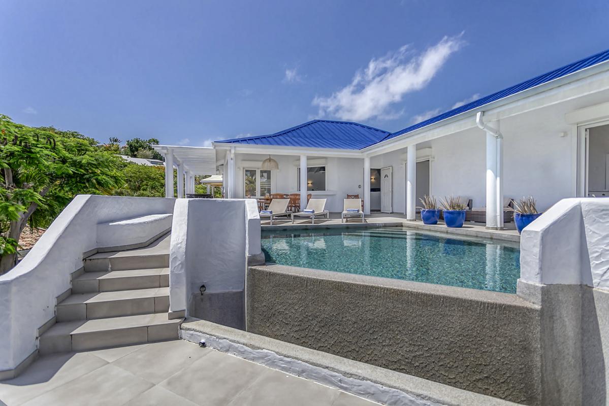 Location Villa Baie Orientale Saint Martin_ Piscine - 7